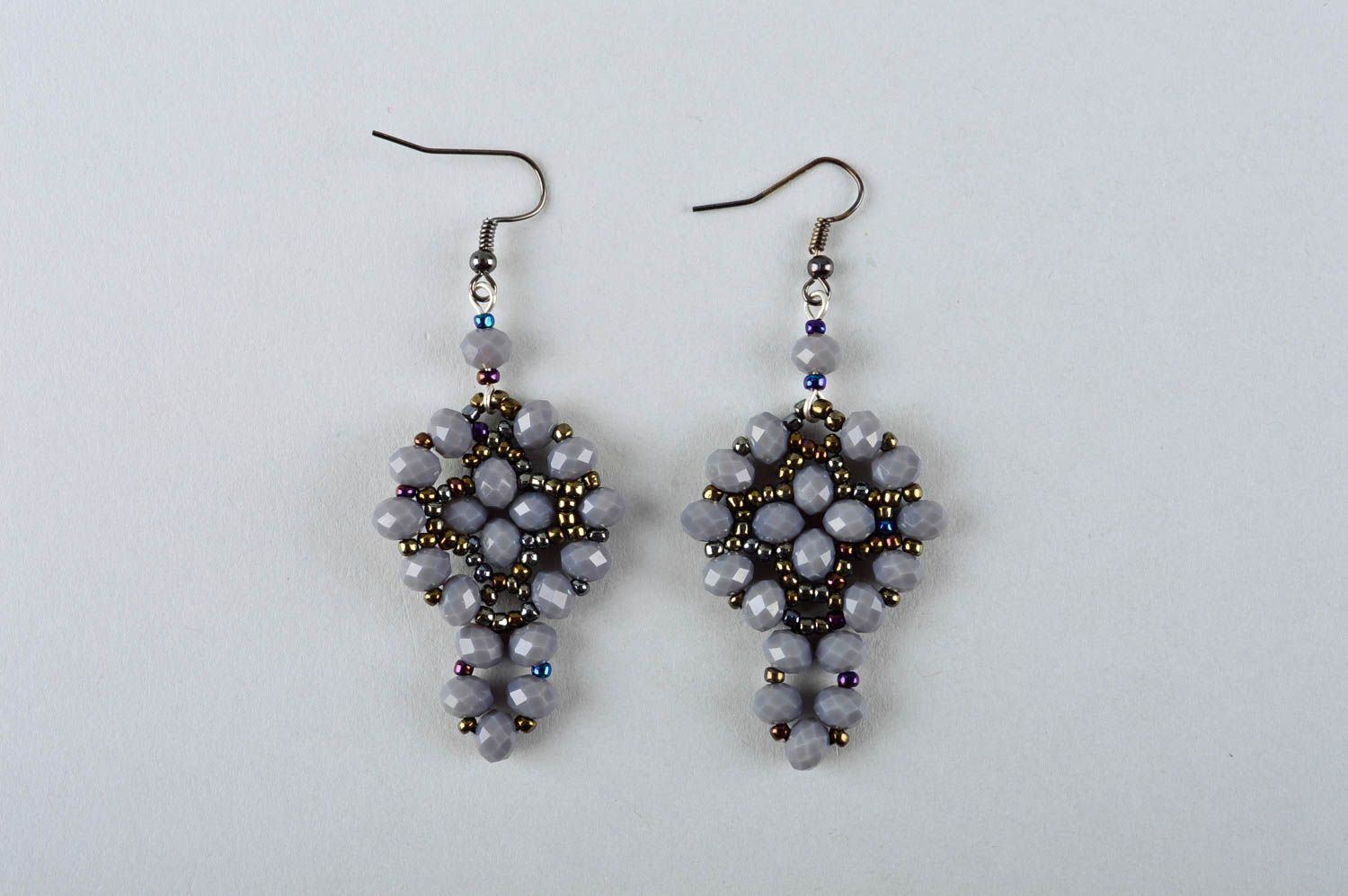 Handmade earrings bead earrings designer accessories fashion jewelry gift ideas photo 2