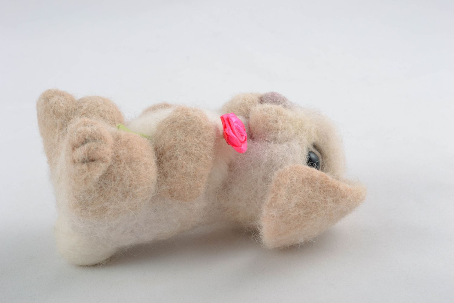Handmade wool toy Rabbit photo 5