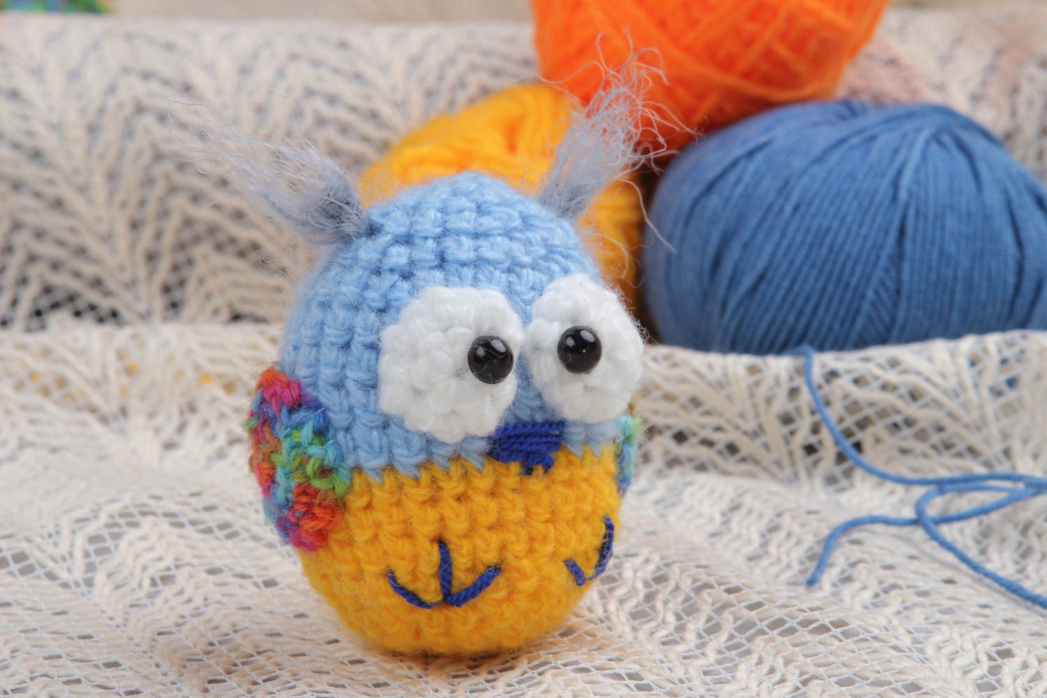 Beautiful handmade crochet soft toy stuffed toy birthday gift ideas small gifts photo 1