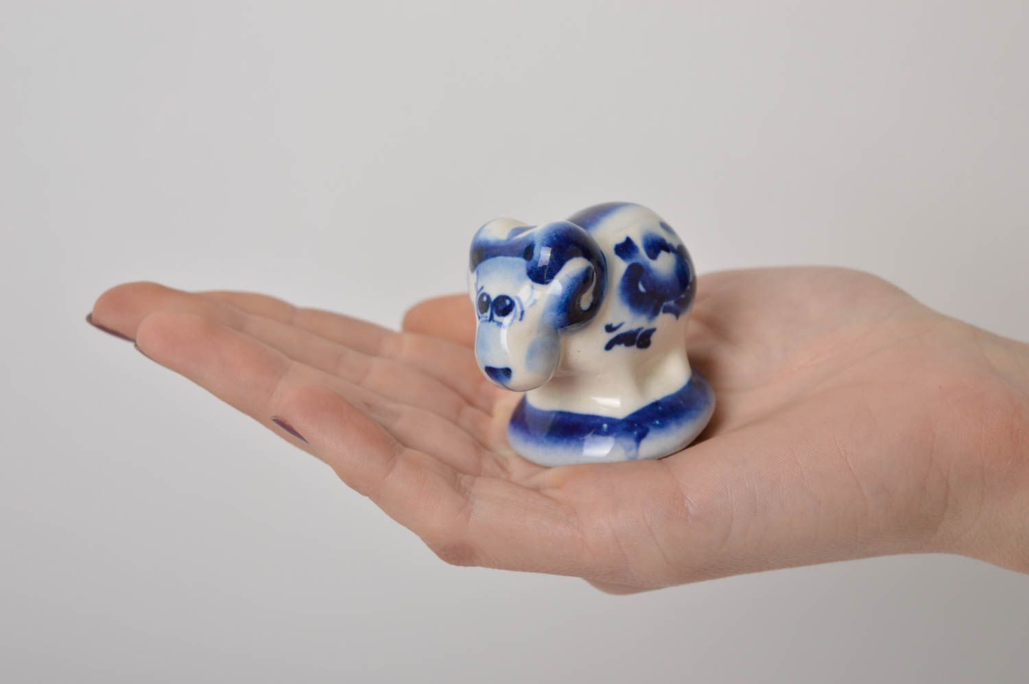 Figura de cerámica hecha a mano elemento decorativo accesorio para el hogar foto 5