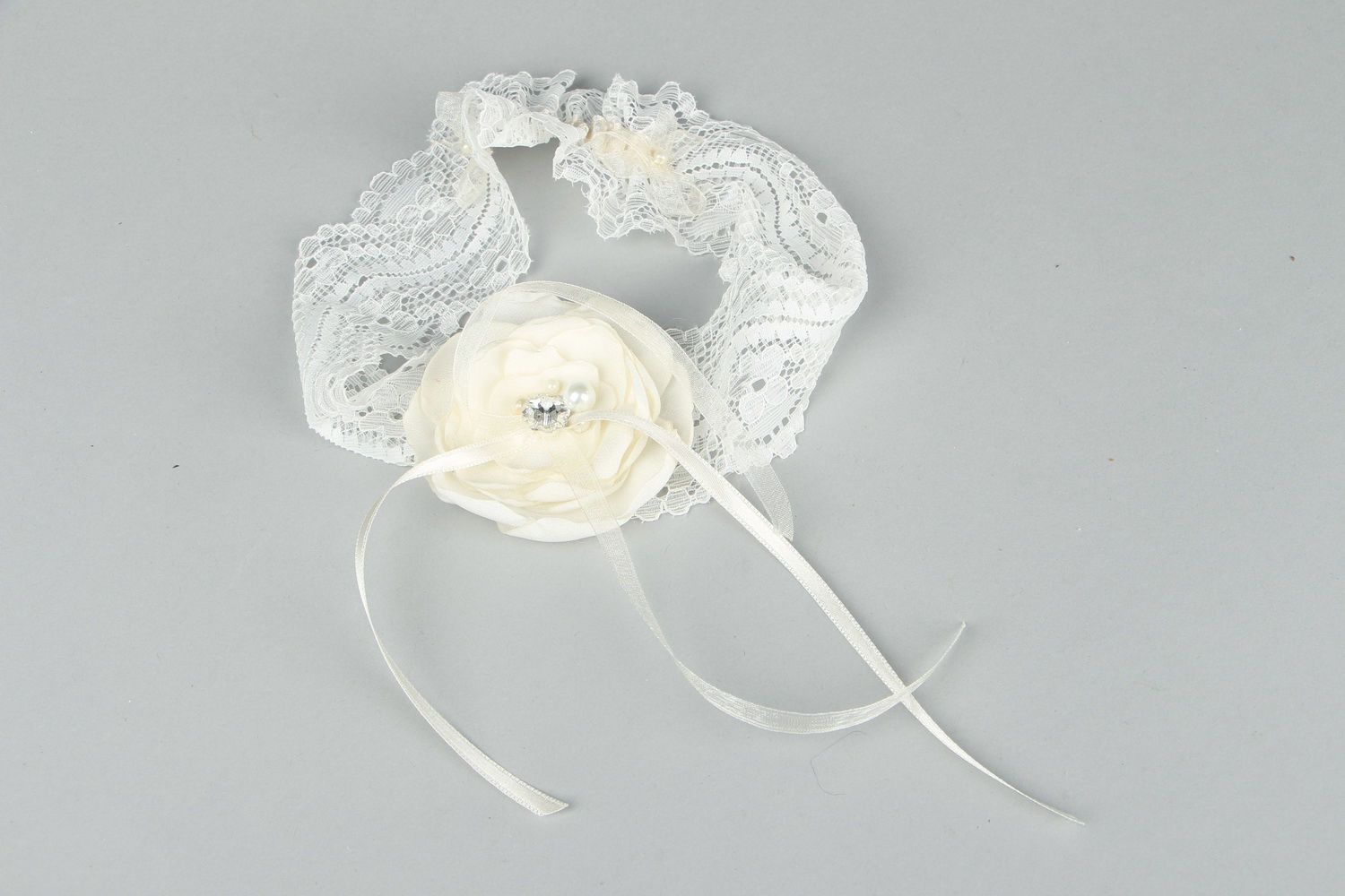 Handmade garter for bride  photo 4