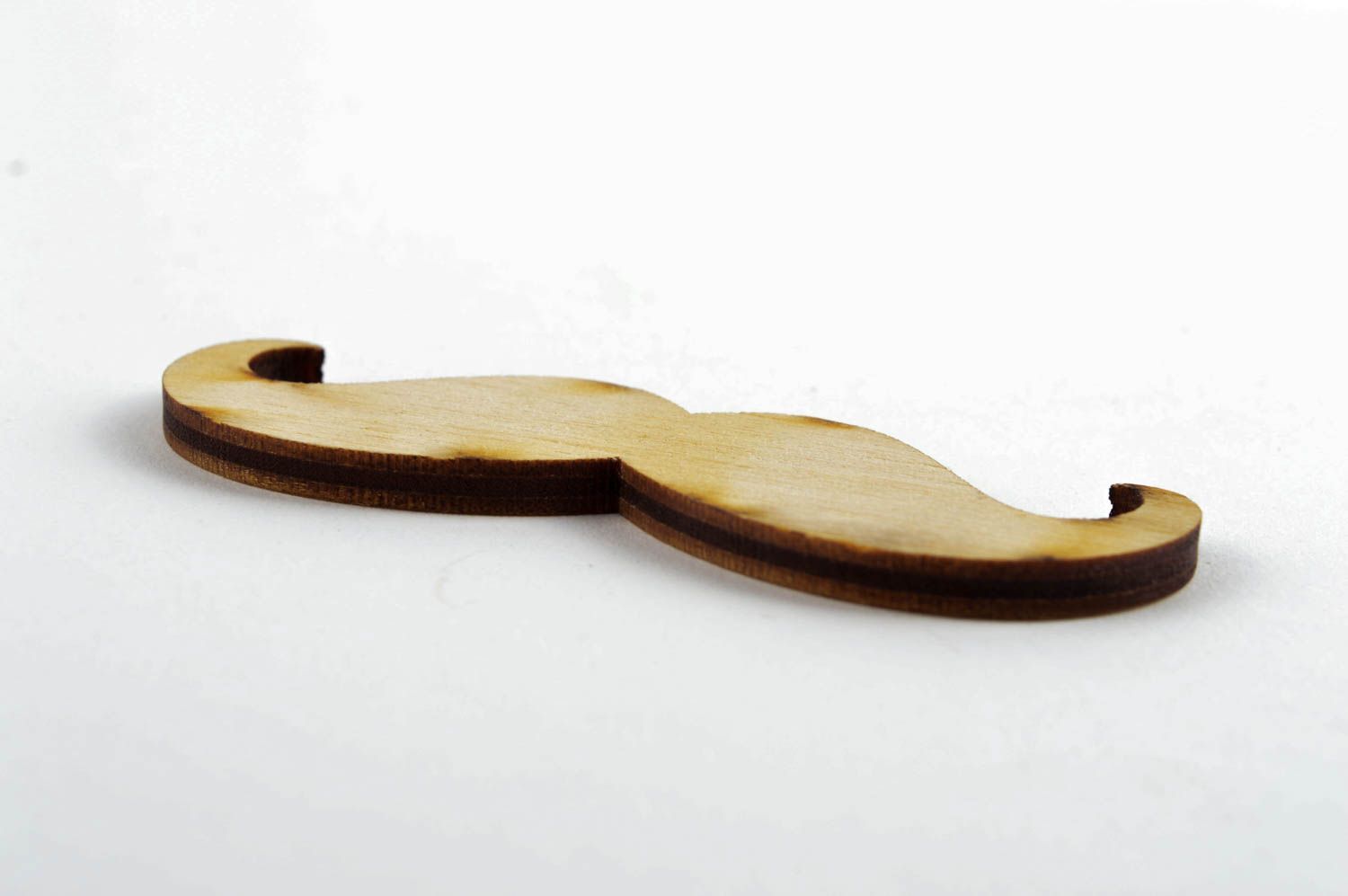 Handmade Figur zum Bemalen Holz Rohling Miniatur Figur Schnurrbart  foto 4