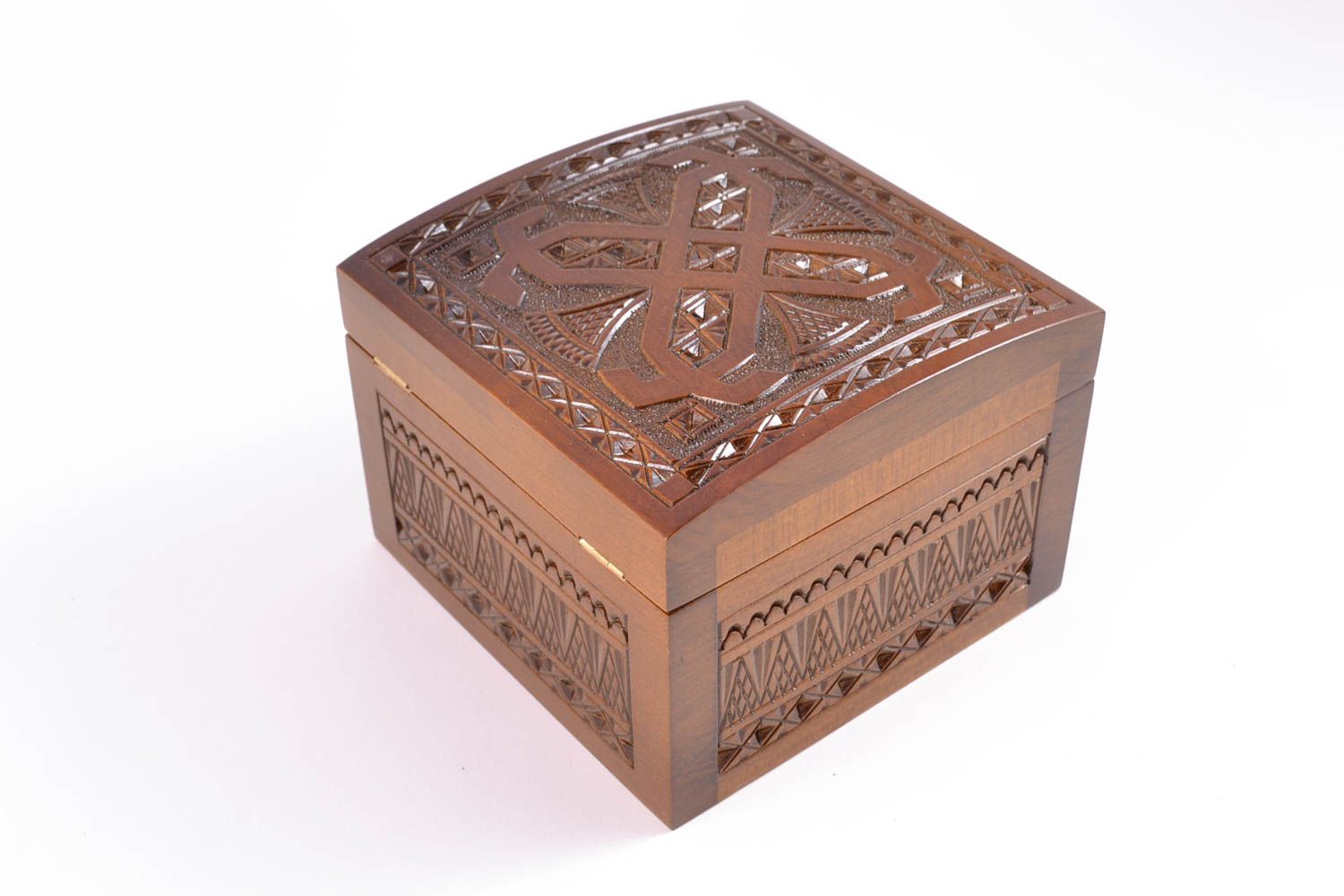 Caja decorativa hecha a mano cofre de madera estiloso regalo original femenino foto 5