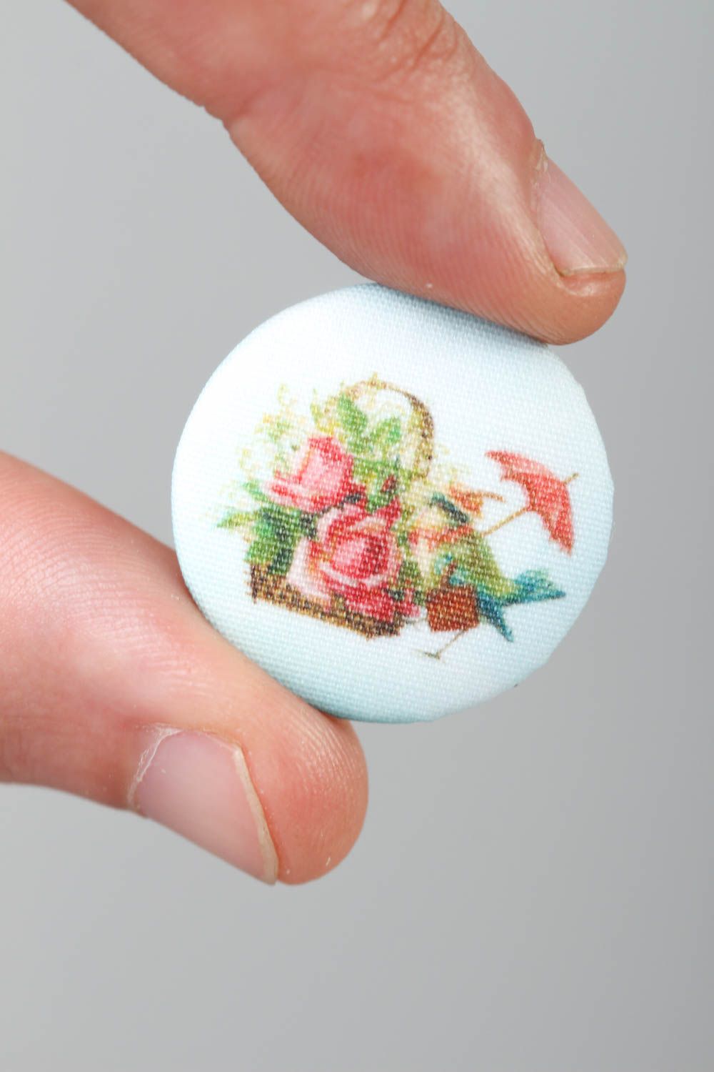 Botón de plástico artesanal regalo original para mujer accesorio de moda foto 4