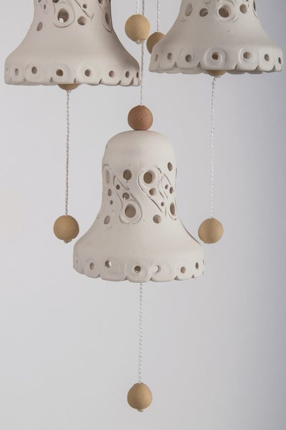 Ceramic bells pendant photo 3