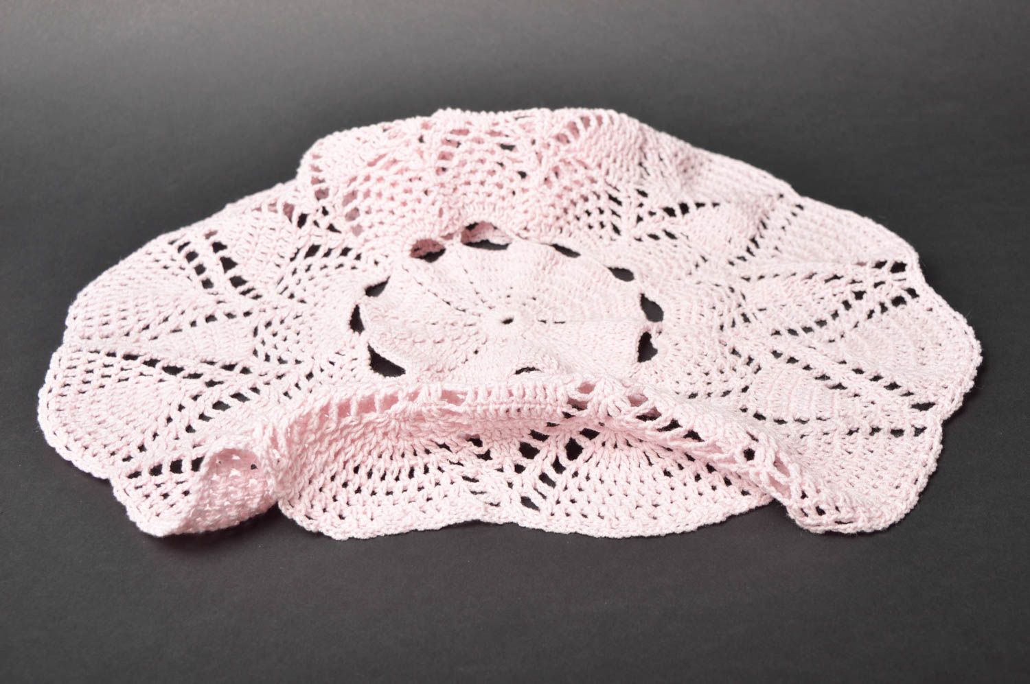 Servilleta tejida a crochet artesanal elemento decorativo diseño de casa foto 4