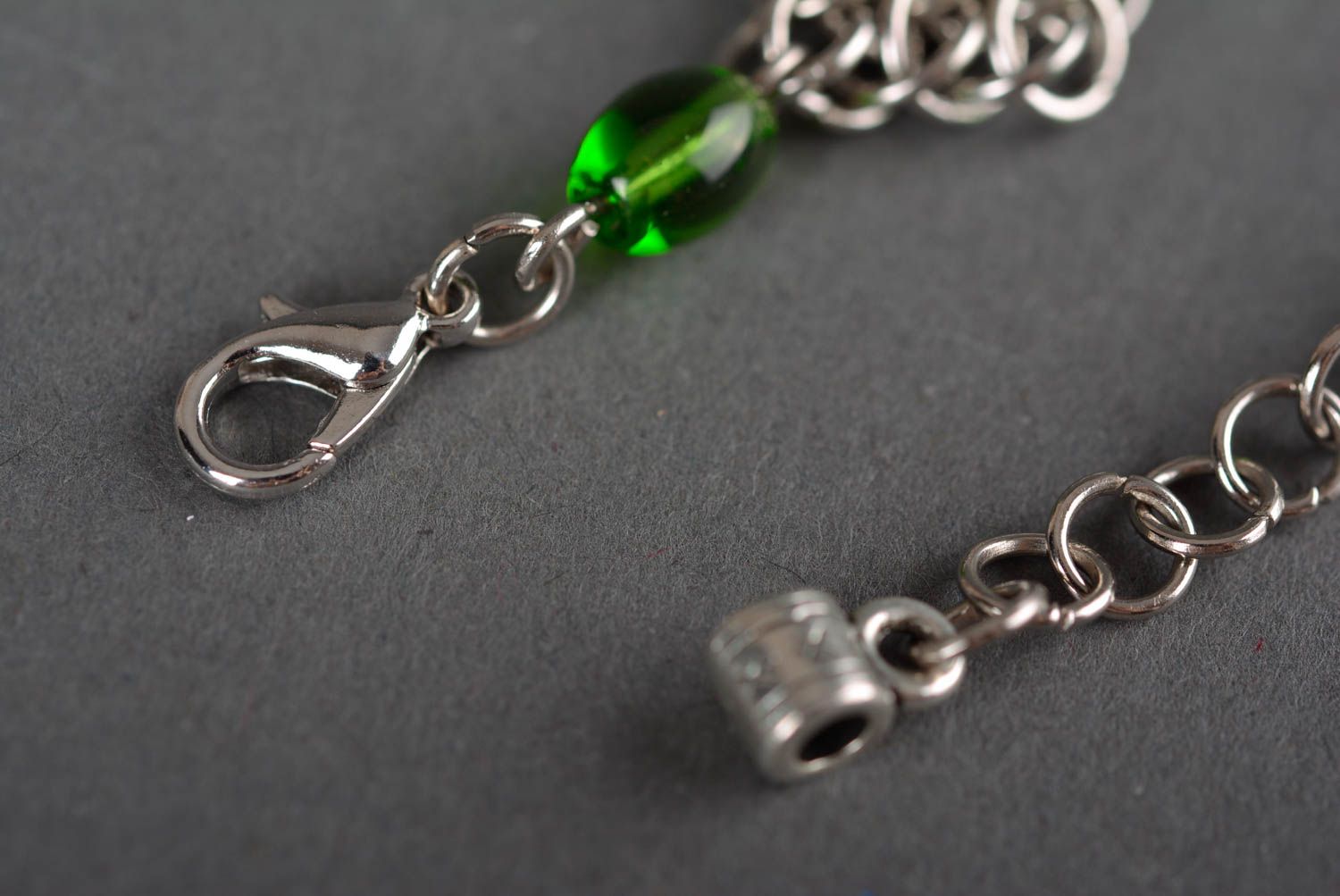 Handmade metal bracelet beaded bracelet wire bracelet fashion jewelry  photo 4