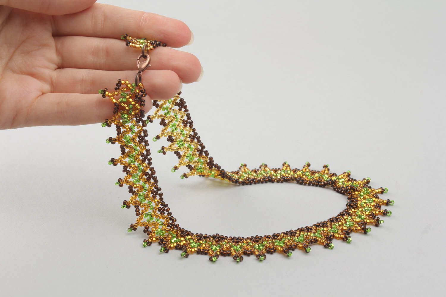 Necklace made of Czech beads Princess photo 2