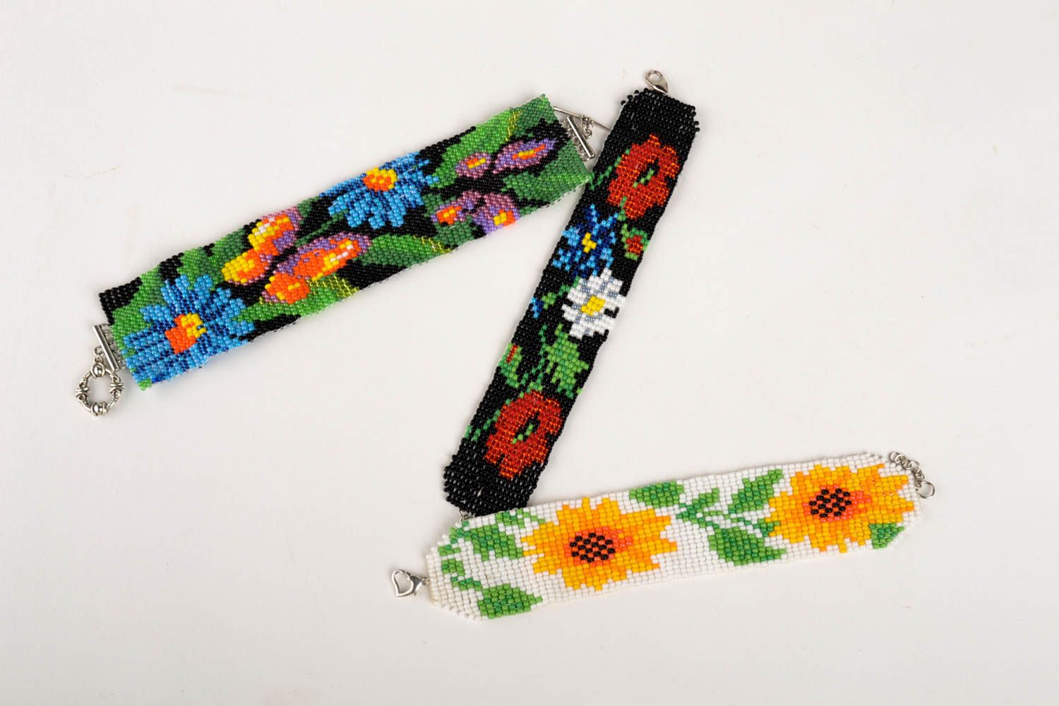 Armbänder aus Glasperlen handmade Designer Schmuck Armbänder für Damen foto 2