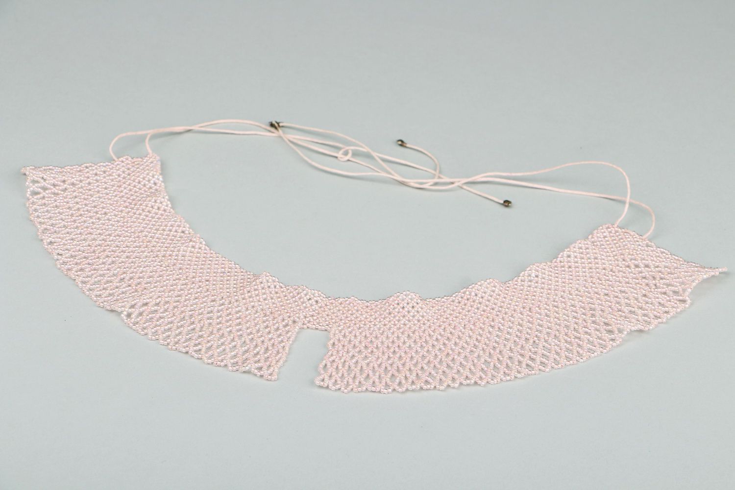 Collar made of japanese beads photo 1