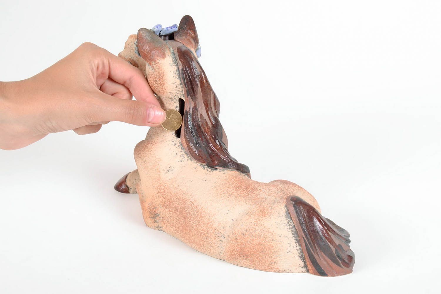 Ceramic money box Horse photo 5