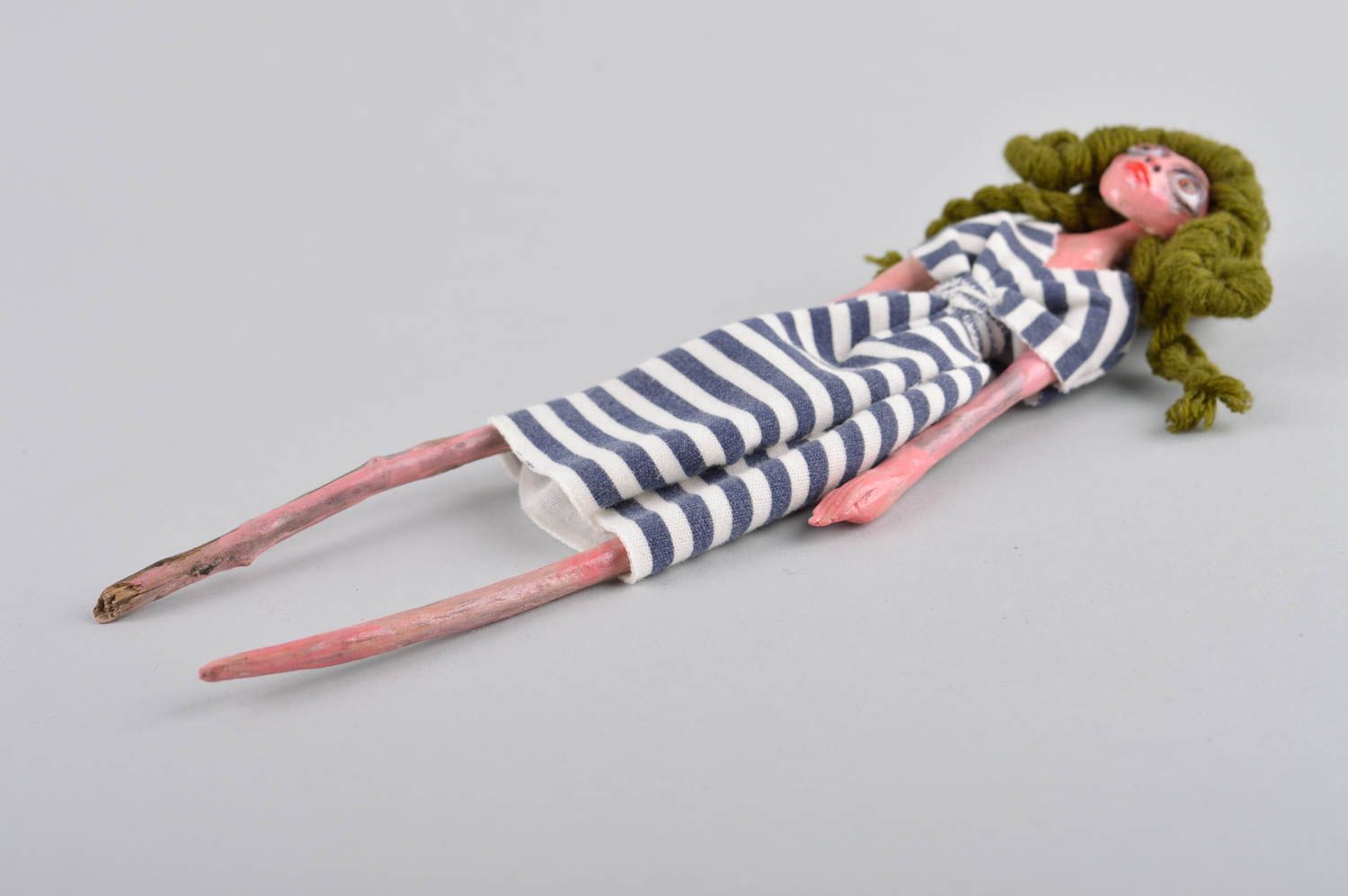 Авторская кукла игрушка ручной работы дизайнерская кукла зомби оригинальная фото 3