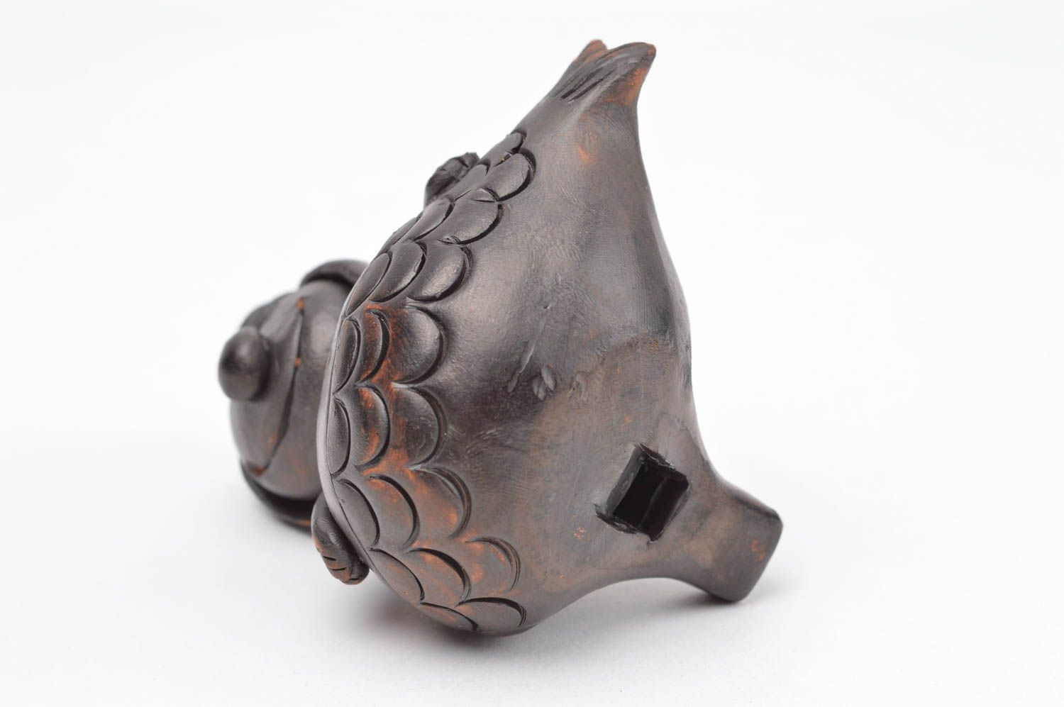 Ocarina Instrument handgemacht Keramik Figur Musikinstrument für Kinder schön foto 4