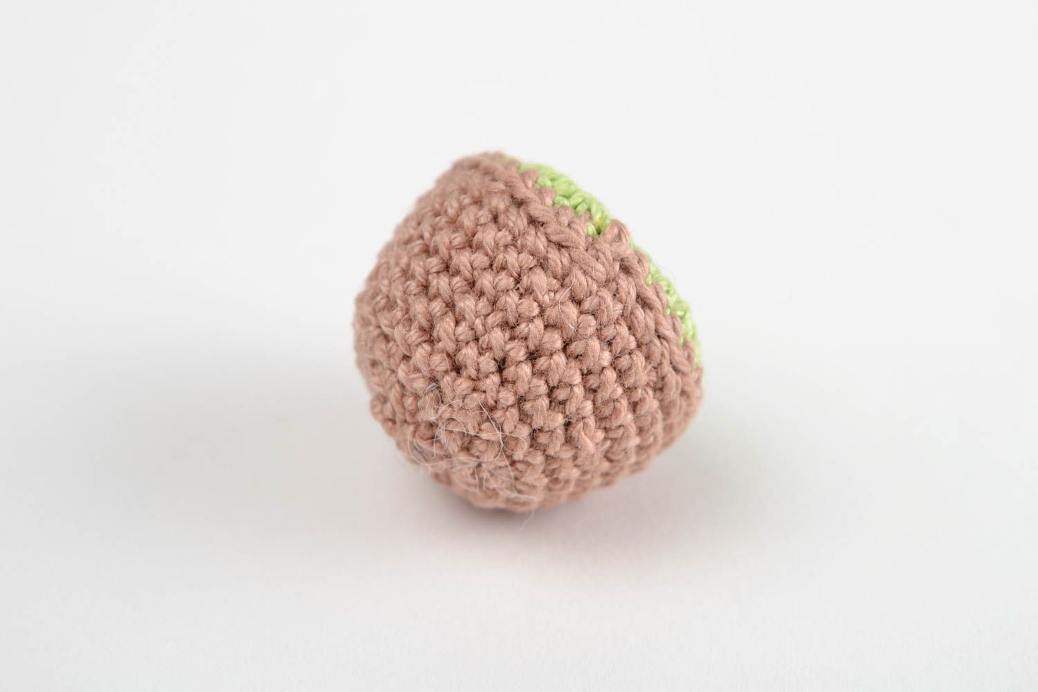 Fruta tejida a crochet juguete artesanal regalo original kiwi bonito y adorable foto 5