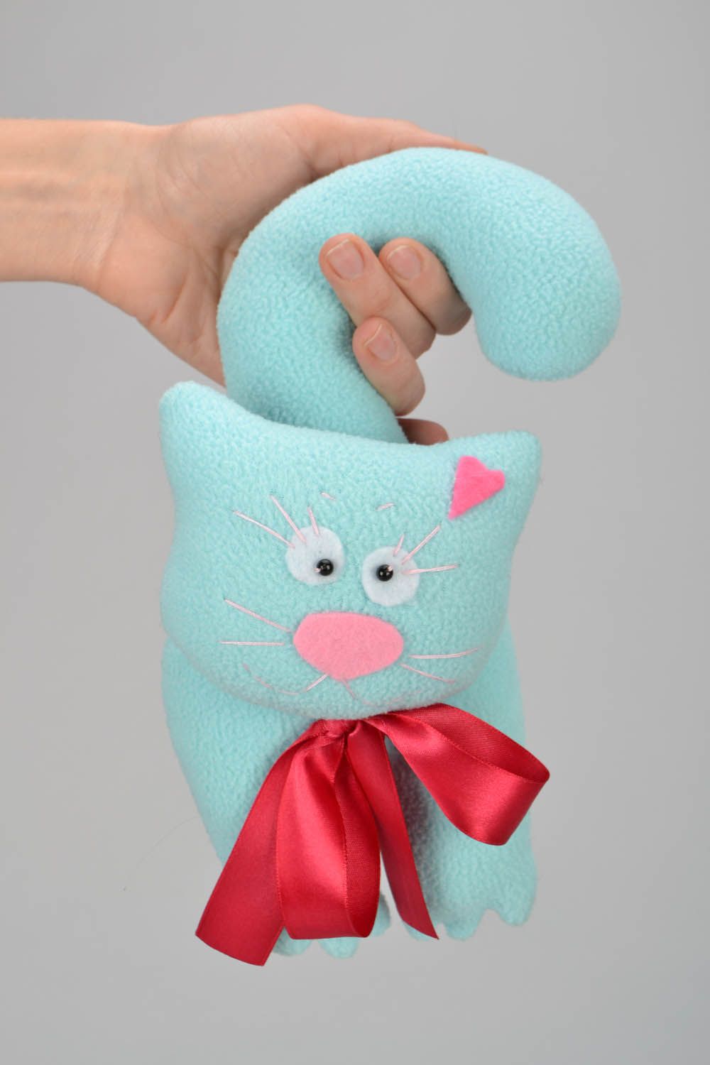 Мягкая игрушка Голубой котик фото 1