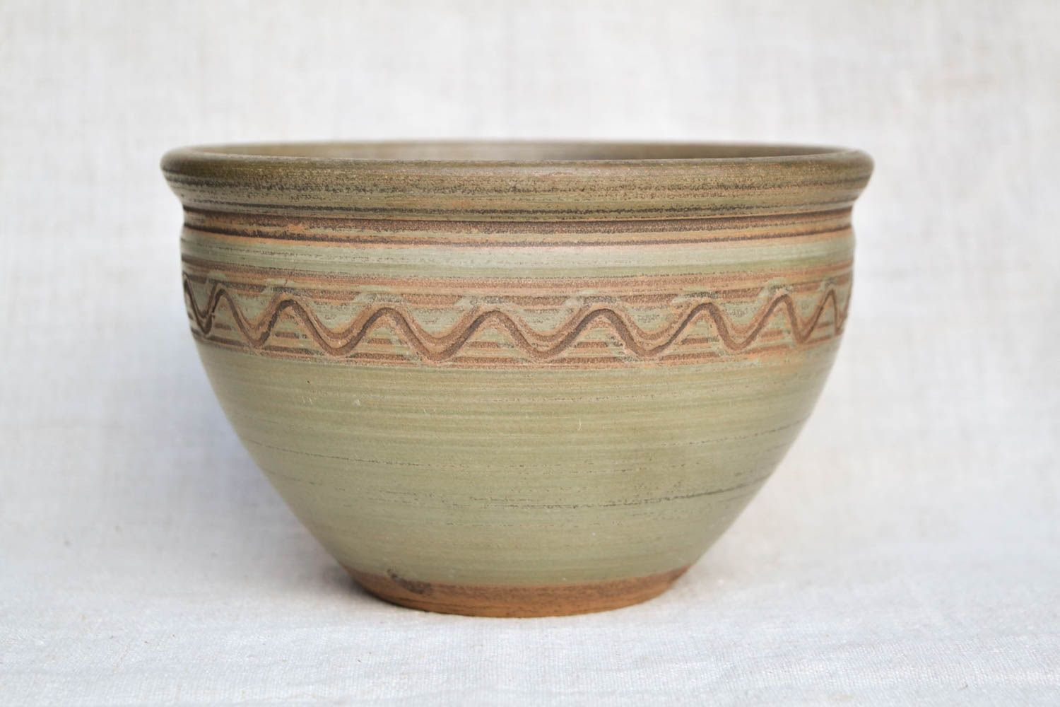 Handmade Keramik Geschirr Keramik Schüssel Küchen Deko Geschenk für Frauen 1.5 L foto 3