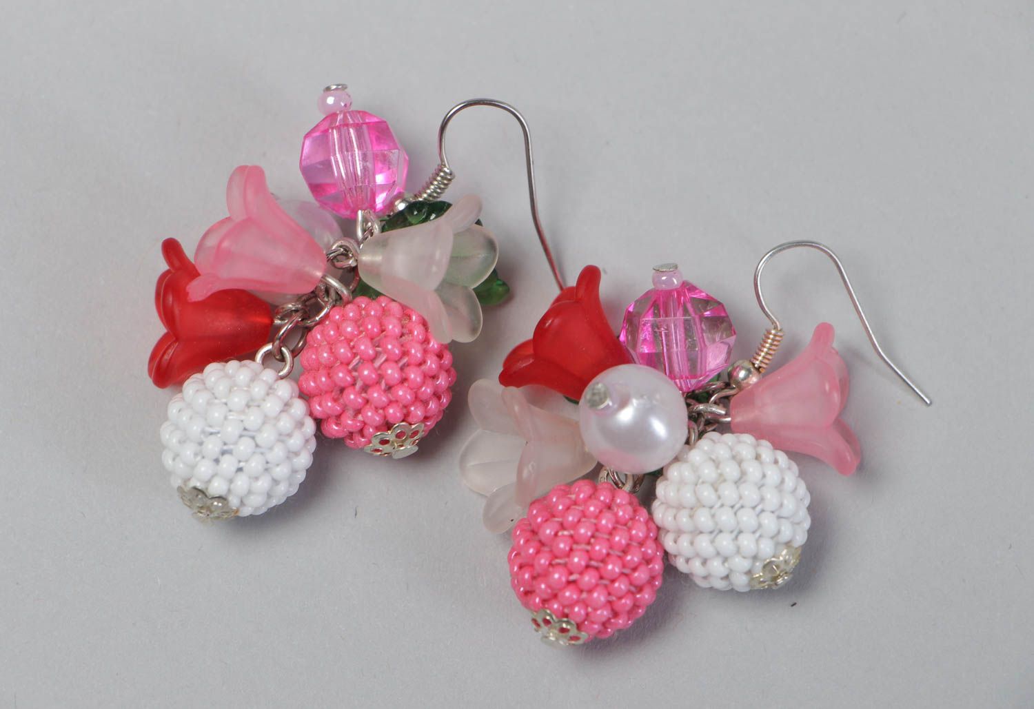 Handmade beaded jewelry set designer earrings and bracelet gifts for her photo 3