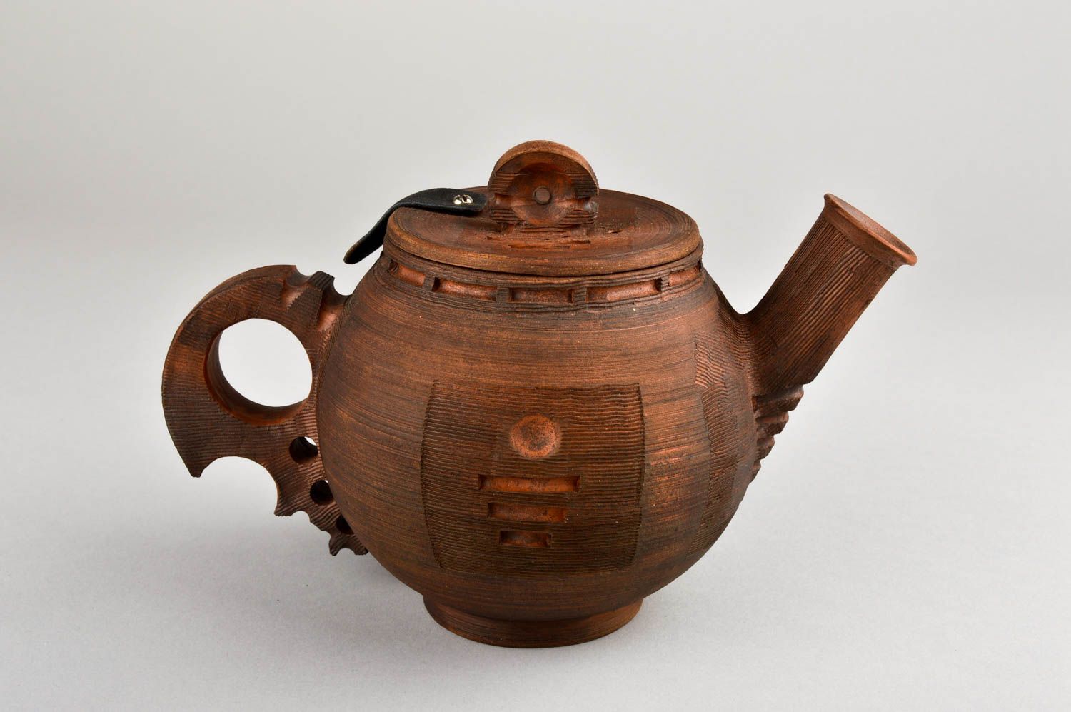 Juego de té de taza y tetera artesanales vajillas modernas accesorios de cocina foto 4