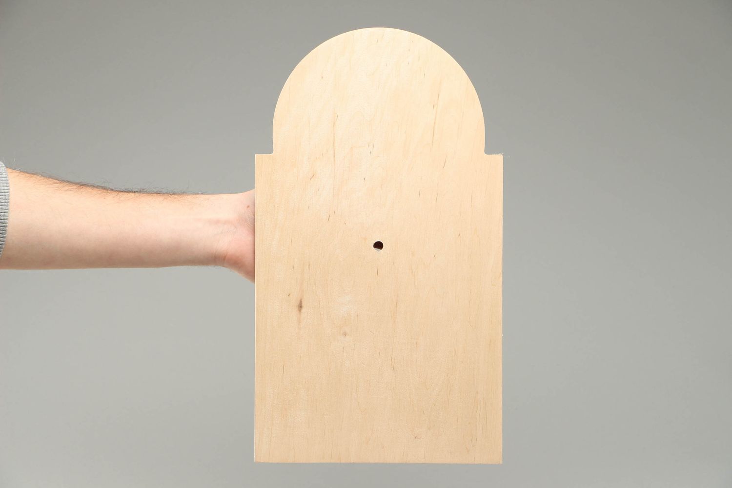 Pieza en blanco de madera con forma de reloj para decoupaje foto 4