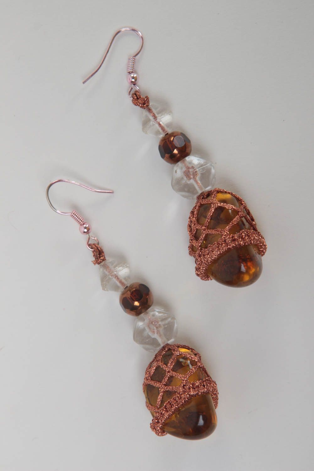 Unusual handmade earrings beaded earrings beautiful jewellery gifts for her photo 2