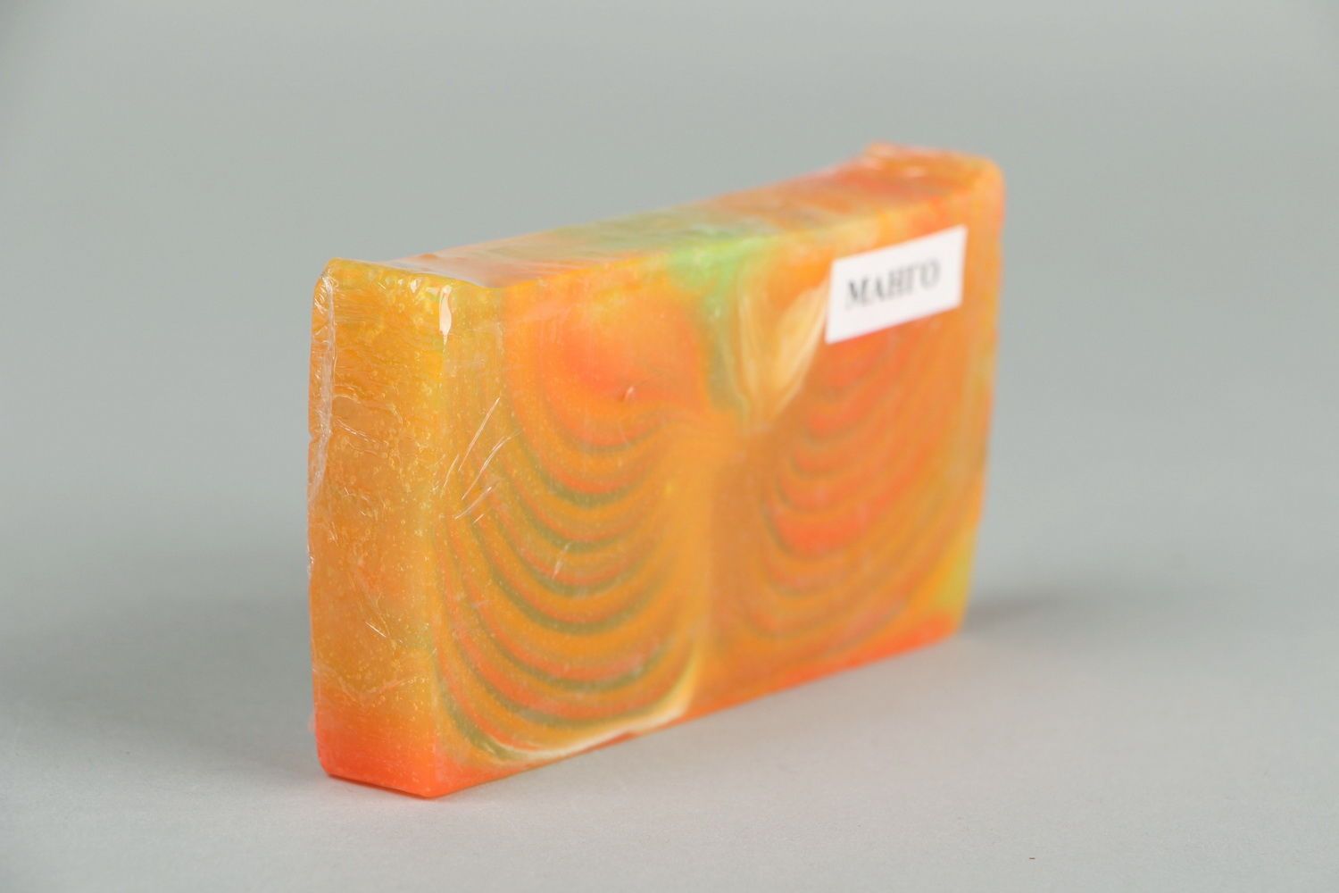 Handmade soap with the scent of mango photo 2