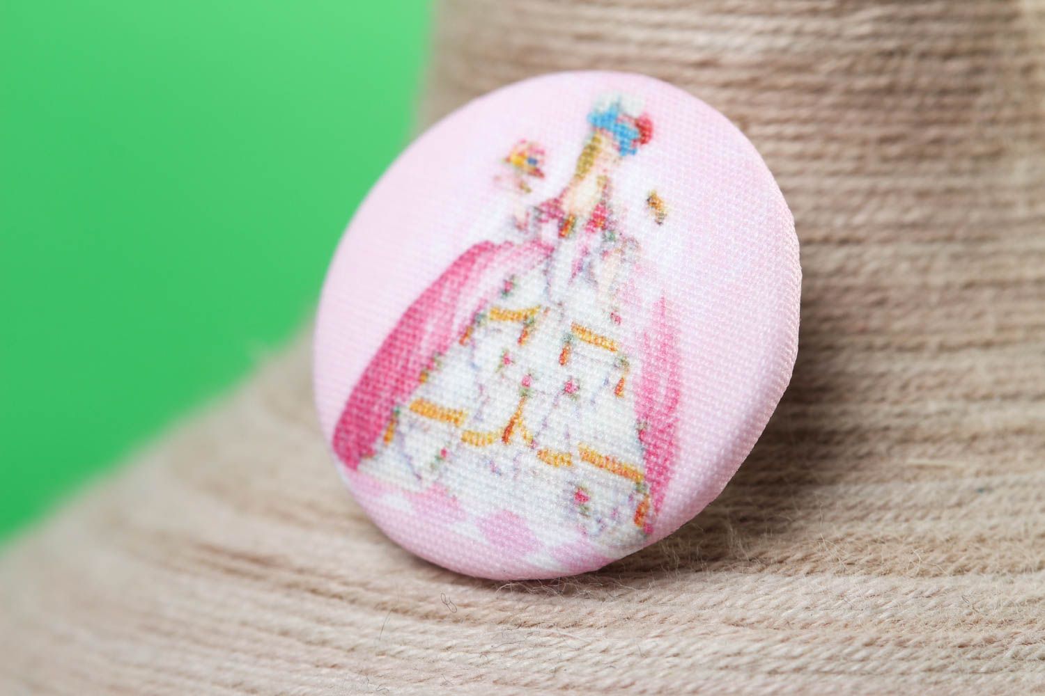 Handmade unusual button cute button for kids clothes designer accessory photo 1