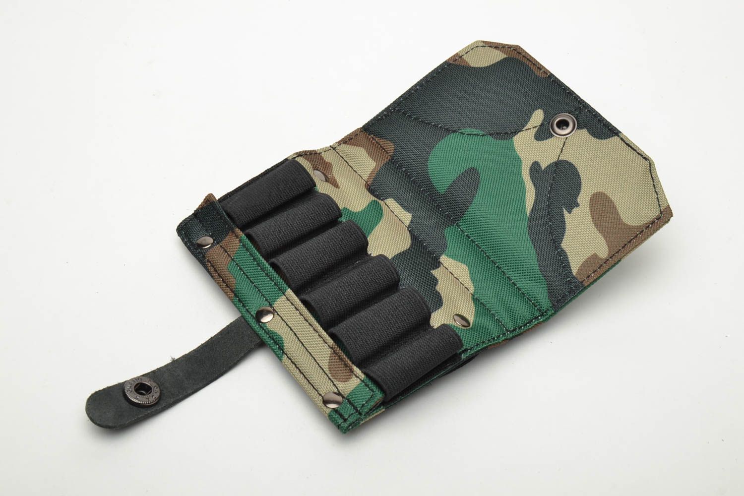 Leather pouch for 6 cartridges photo 4