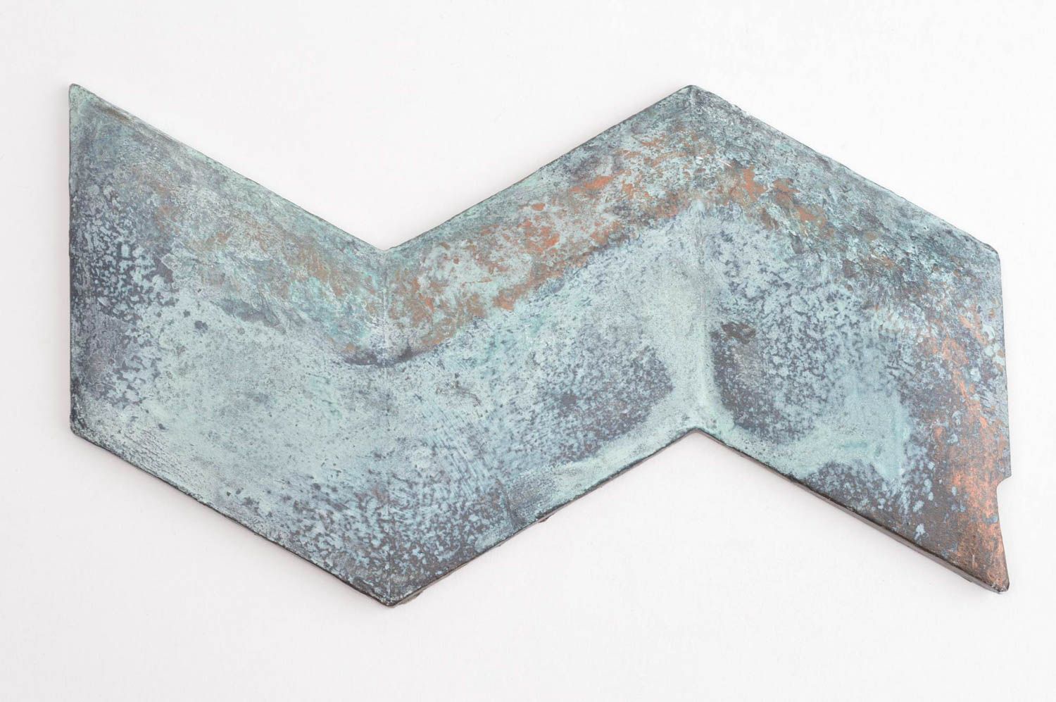 Carreau déco Carrelage design fait main plâtre effet cuivre acidifié Déco maison photo 2