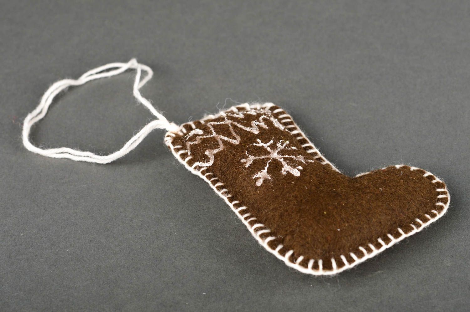 Decoración navideña artesanal de forro polar elemento decorativo regalo original foto 2