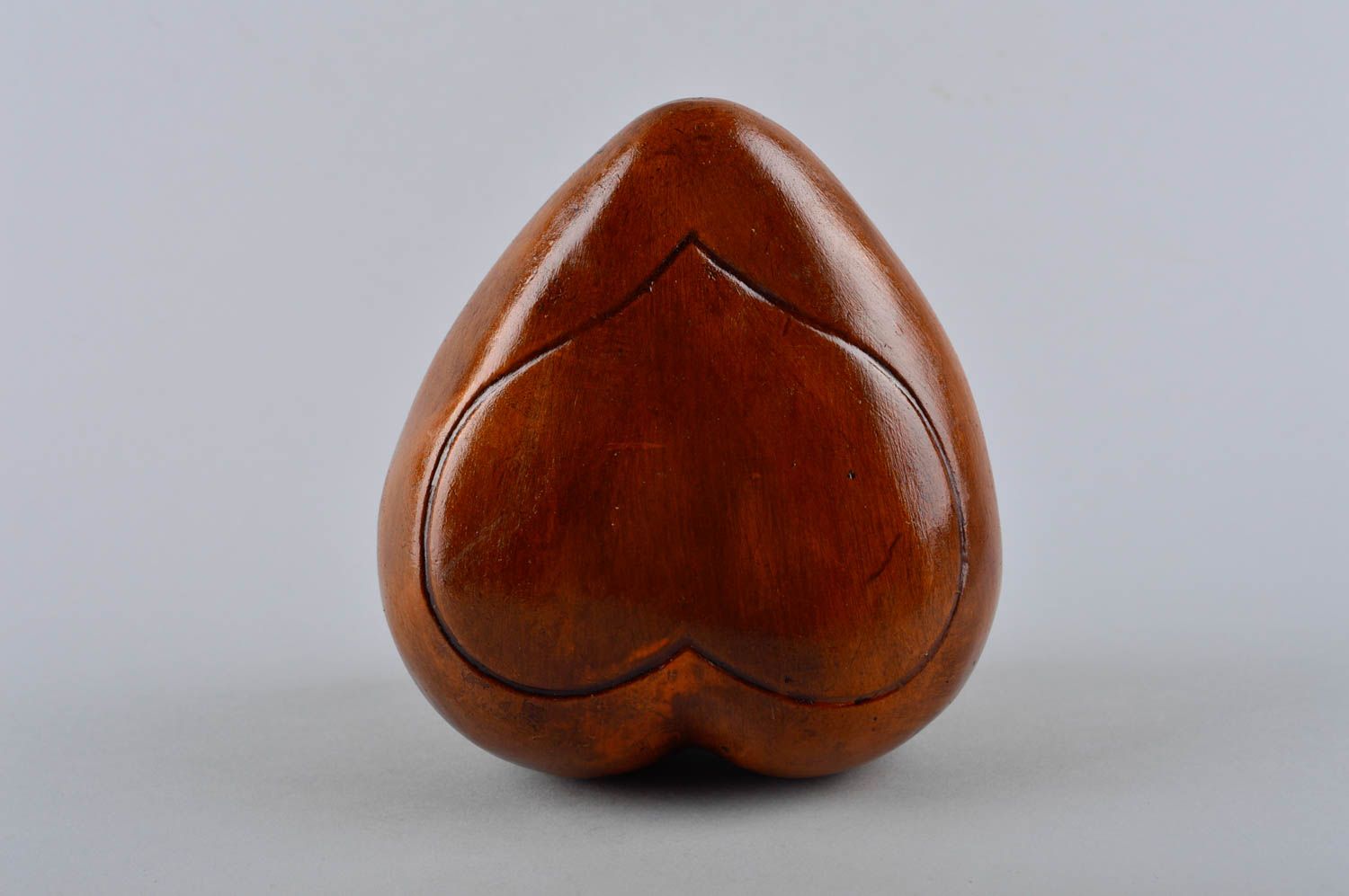 Handgemachte Keramik Deko Herz Figur aus Ton Geschenk Idee hübsch klein foto 3