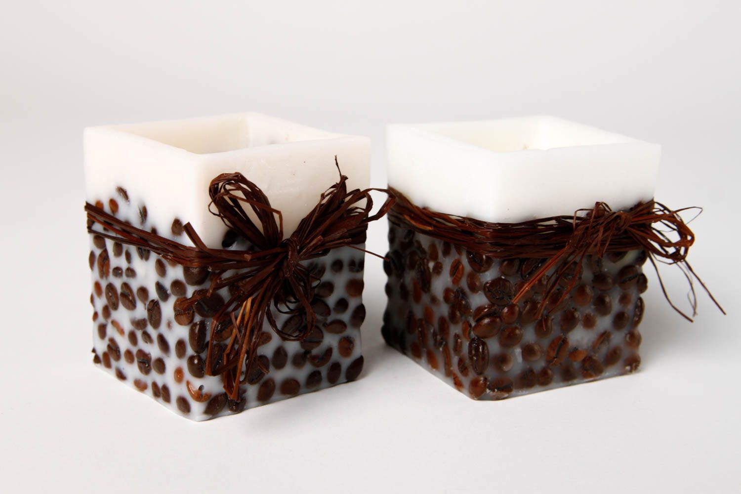 Beautiful handmade paraffin candles 2 pieces candle art ideas cool bedrooms photo 3