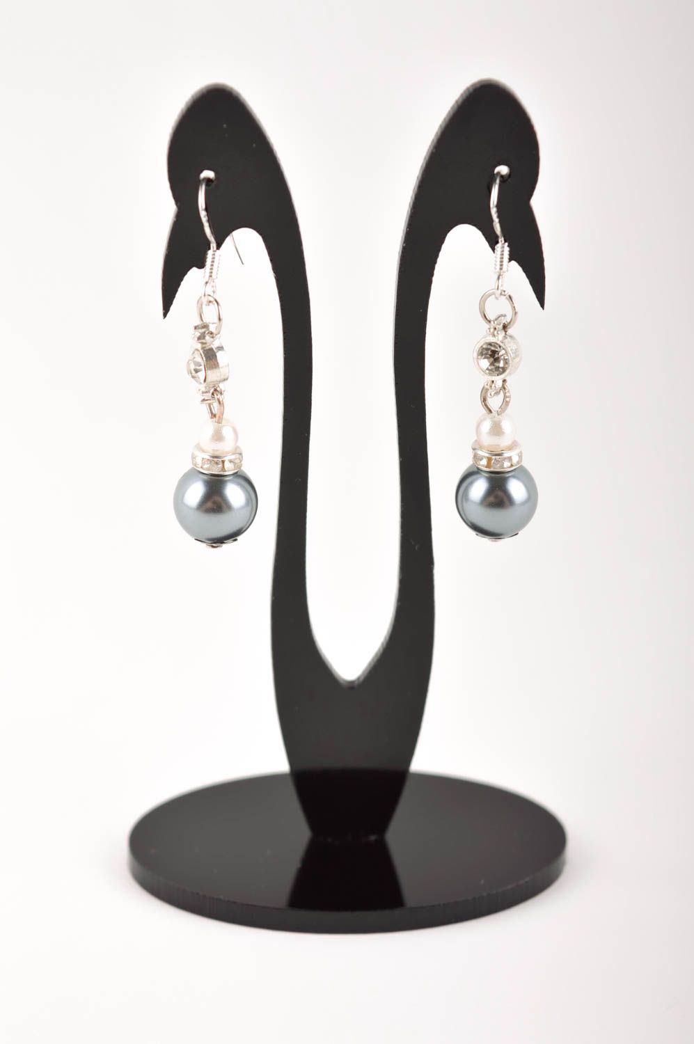 Handmade earrings with charms stylish earrings designer jewelry women accessory photo 2