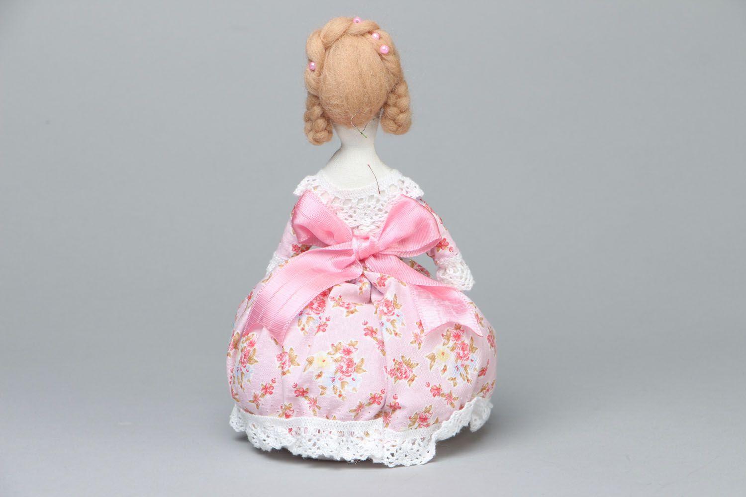 Интерьерная кукла Дама пушкинских времен фото 3