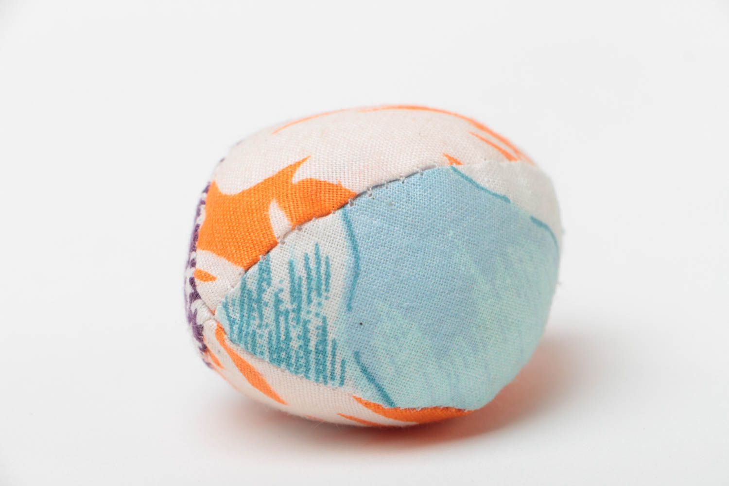 Handmade decorative textile soft egg for home decor and kids photo 3
