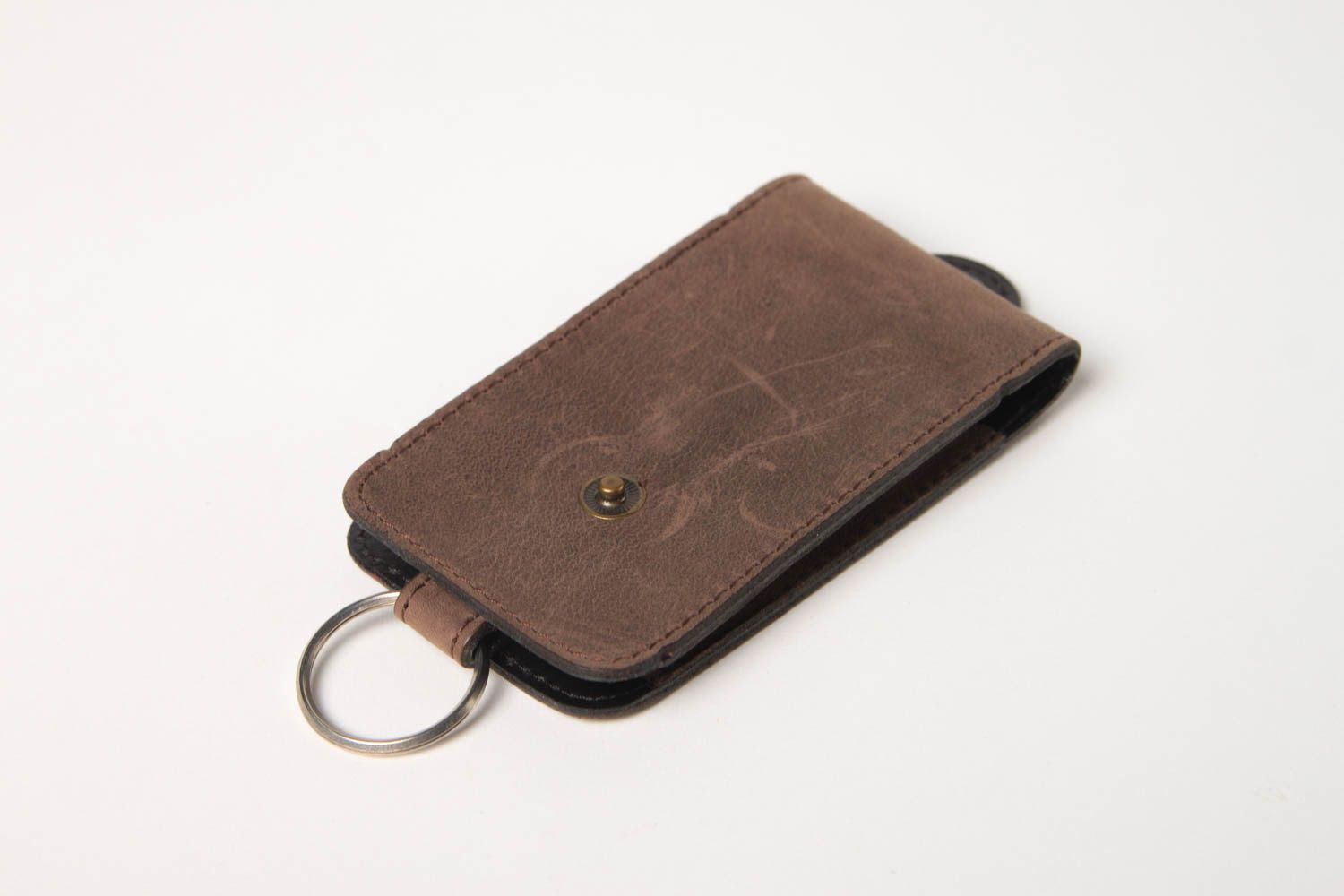 Unusual handmade leather key purse key case fashion accessories gift ideas photo 3