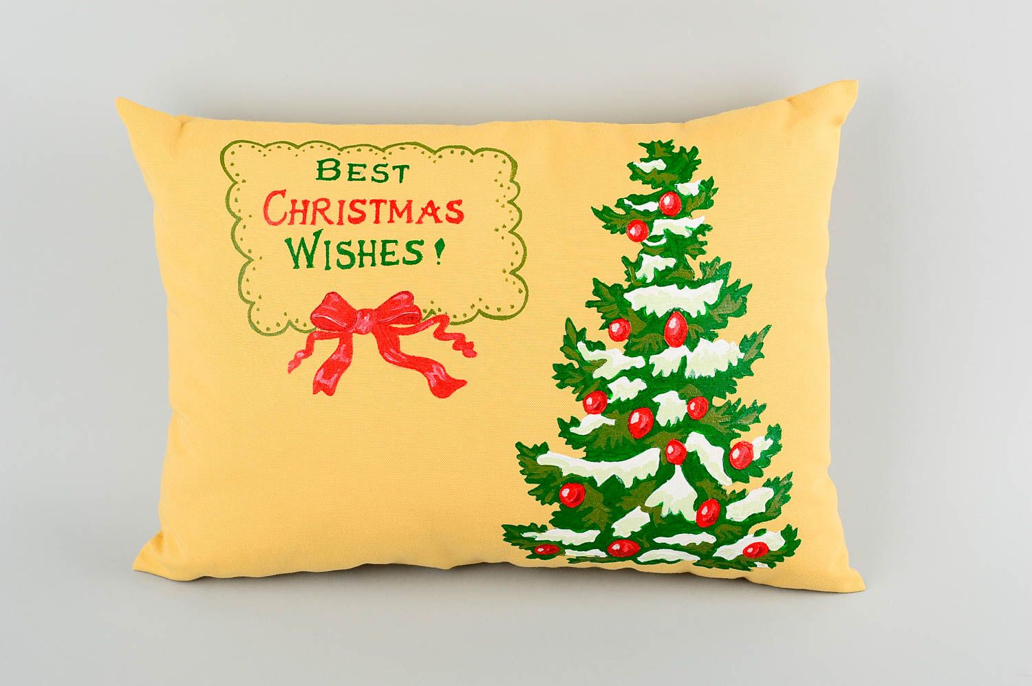 Stylish handmade soft cushion throw pillow design Christmas cushion gift ideas photo 1