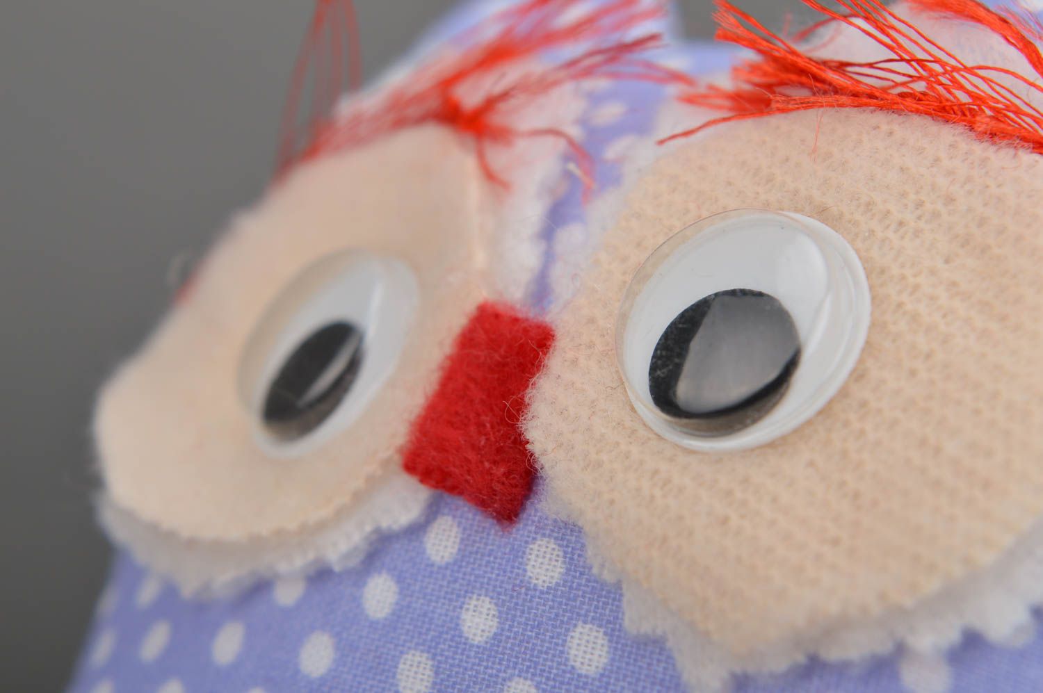 Handmade soft toy interior stuffed toy for baby nursery decor ideas owl doll photo 4