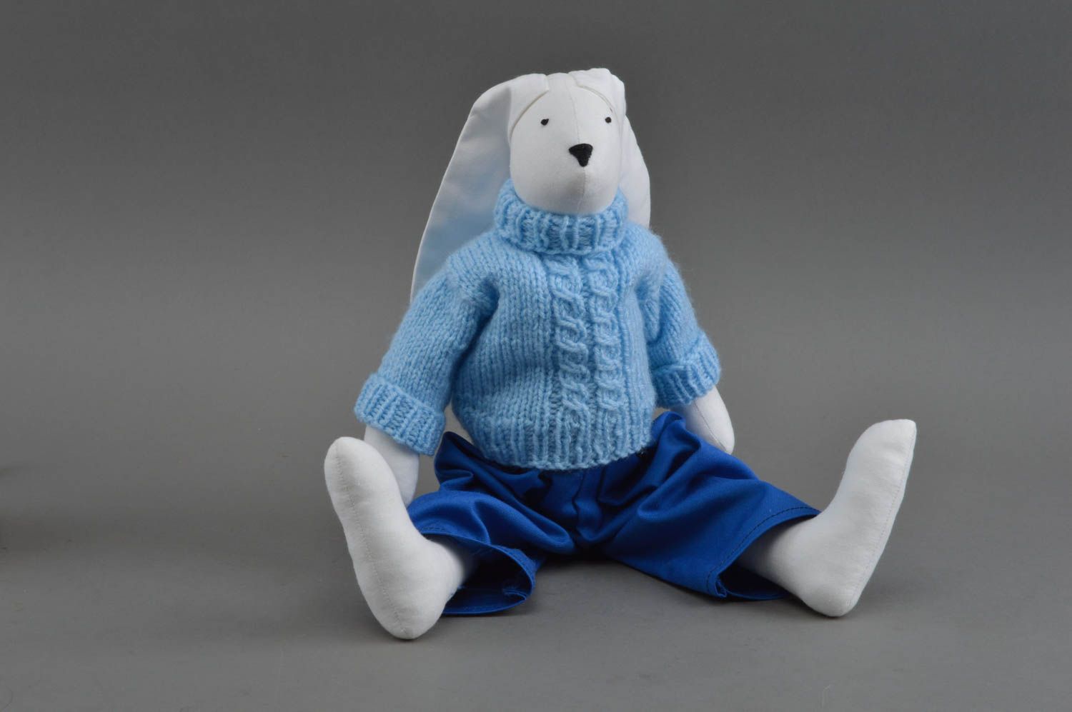 Muñeco de peluche hecho a mano de lino regalo para niño juguete infantil foto 2