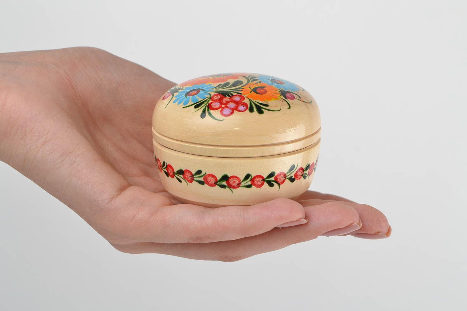 Handmade wooden jewelry box painted wooden box for jewelry home decor ideas photo 7