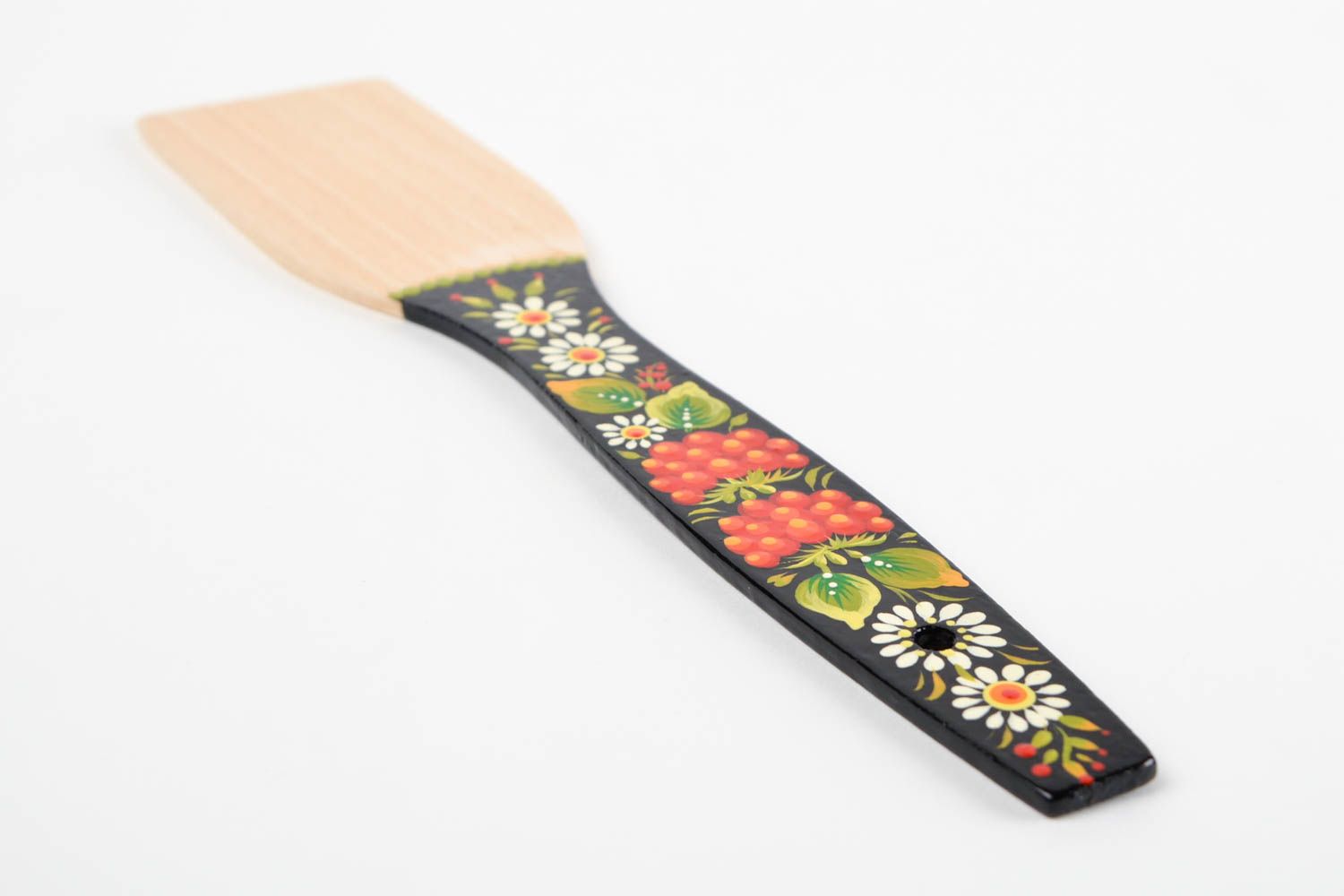 Handmade painted wooden spatula wood craft kitchen supplies interior decorating photo 4