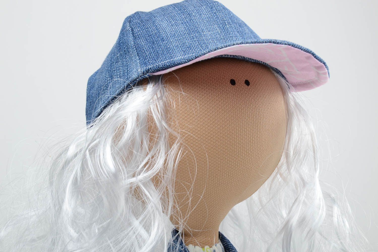 Originelle künstlerische Interieur Puppe handmade aus Stoff für Kleinkinder Geschenk foto 3