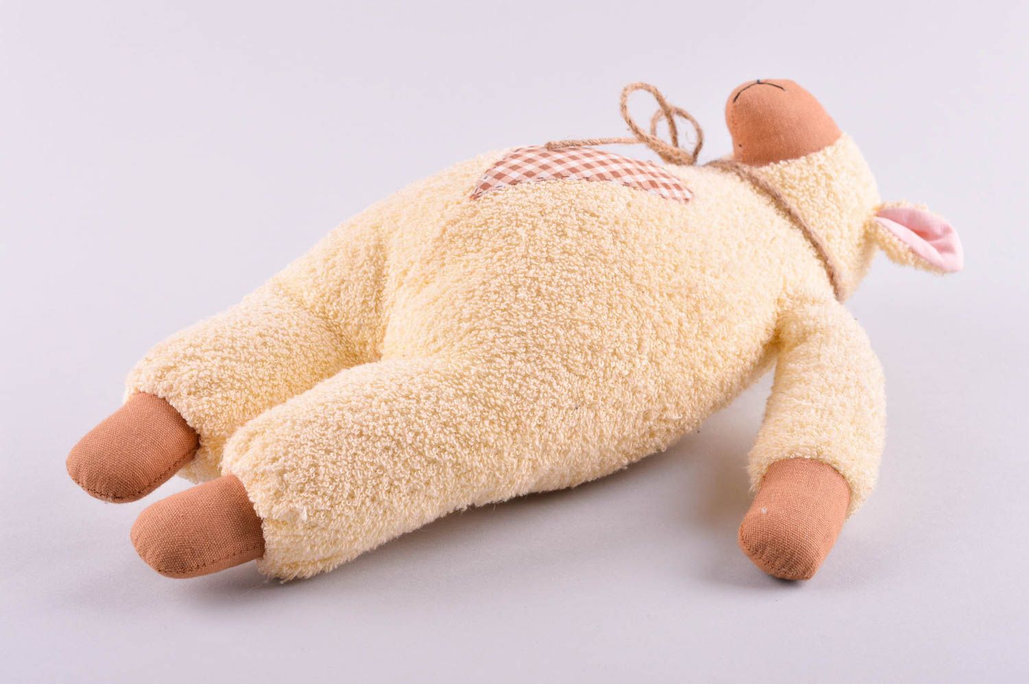 Handmade lamb stuffed toys interior soft toys for children nursery decor photo 5