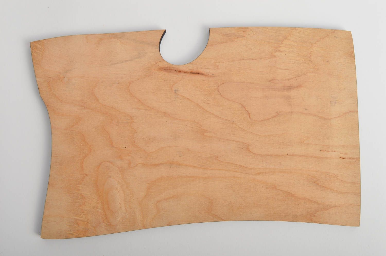 Handmade plywood craft blank of irregular shape for painting or decoupage  photo 2