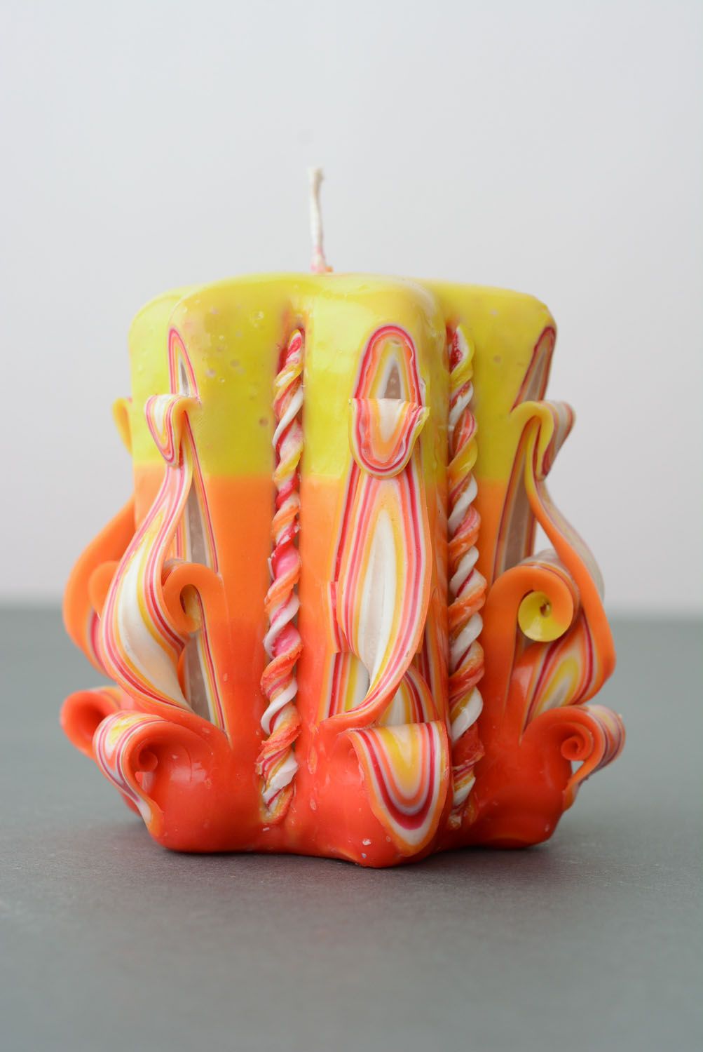 Little carved candle-candlestick photo 4