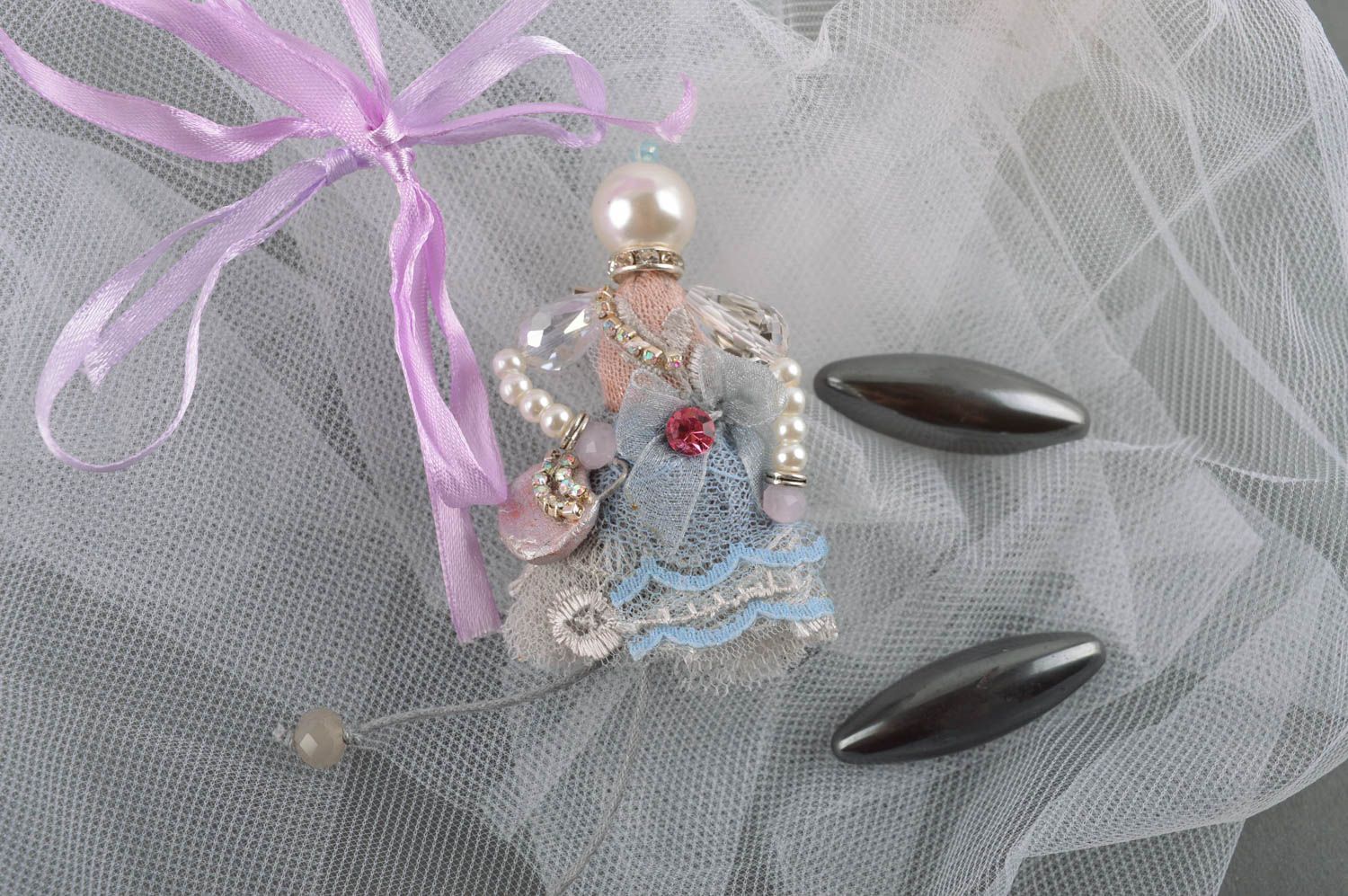 Broche hecho a mano con cristales accesorio de moda regalo original para mujer foto 1