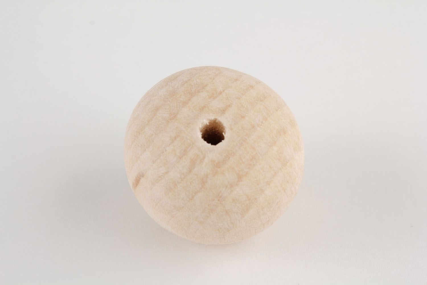 Homemade wooden bead for creative work photo 2