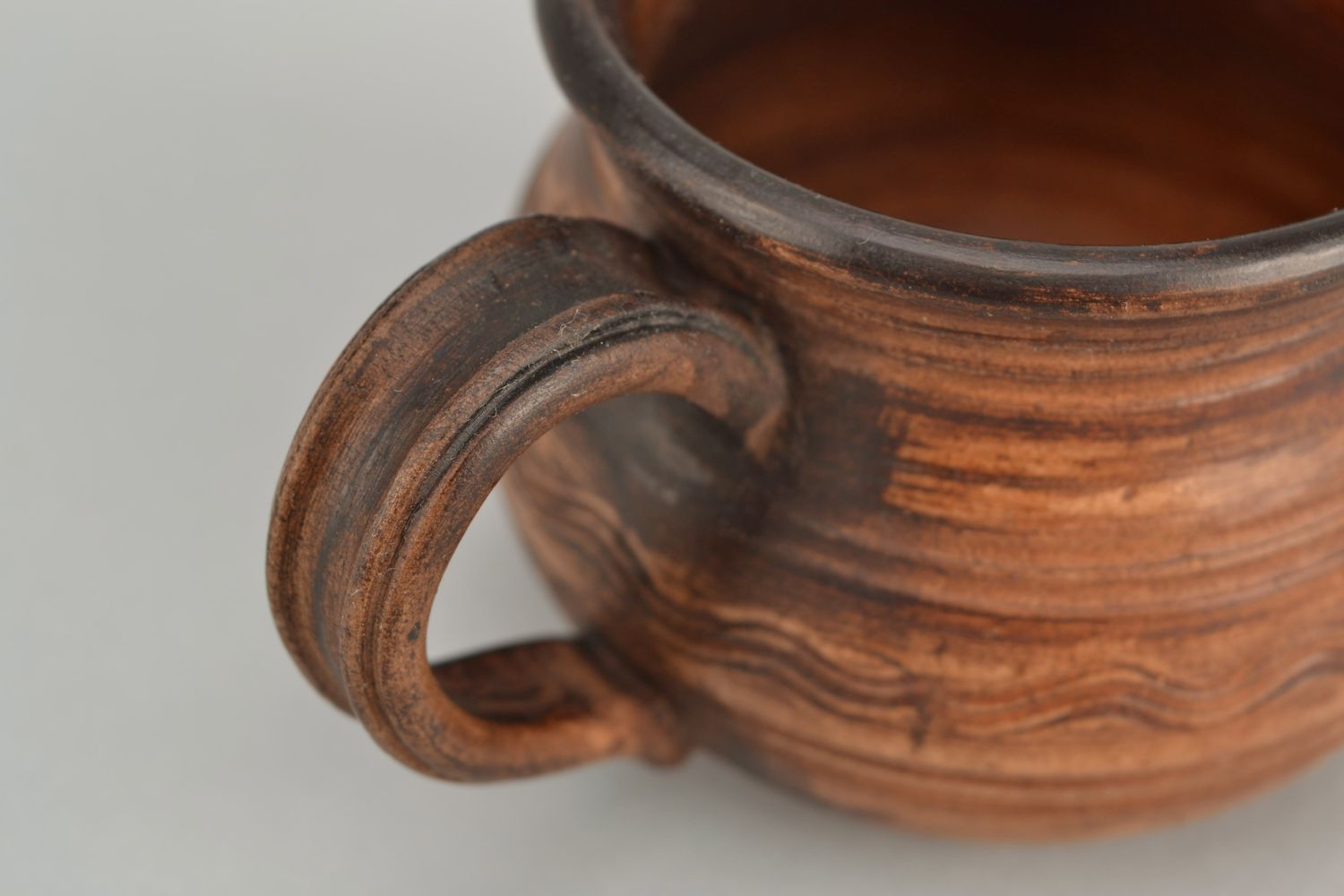 Handmade clay coffee cup photo 3