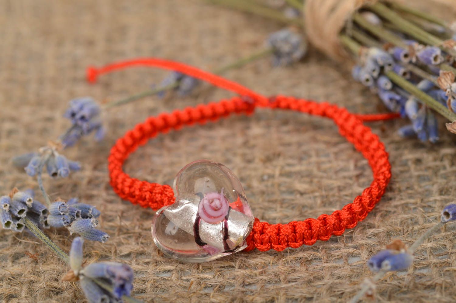 Beautiful handmade wax cord bracelet designer braided wrist bracelet gift ideas photo 1