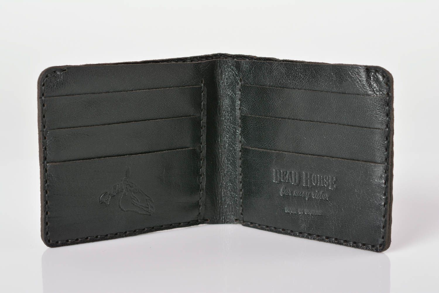 Handmade leather wallet designer wallets leather wallets for men gifts for him photo 2