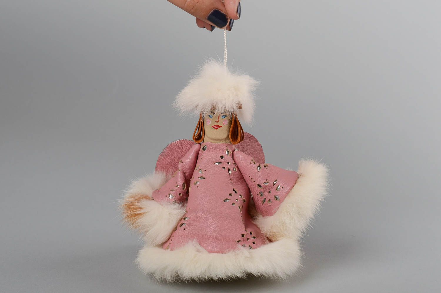 Handmade Puppe Engel Deko zum Aufhängen Weihnachten Geschenkidee originell foto 5